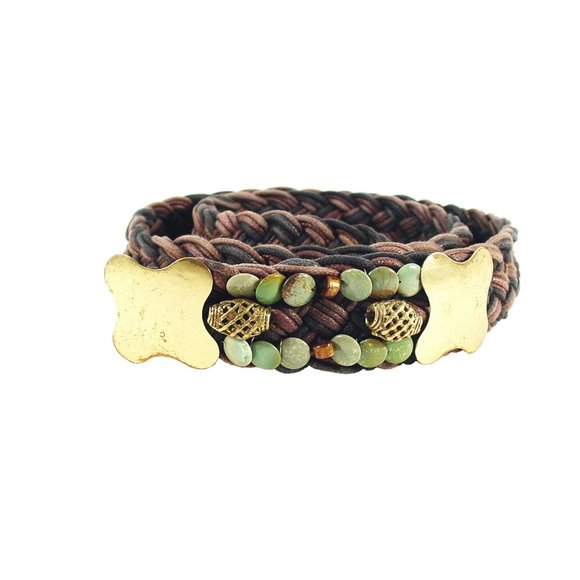 MBSF MARJORIE BAER San Francisco Wide Braided Belt - Picture 3 of 5